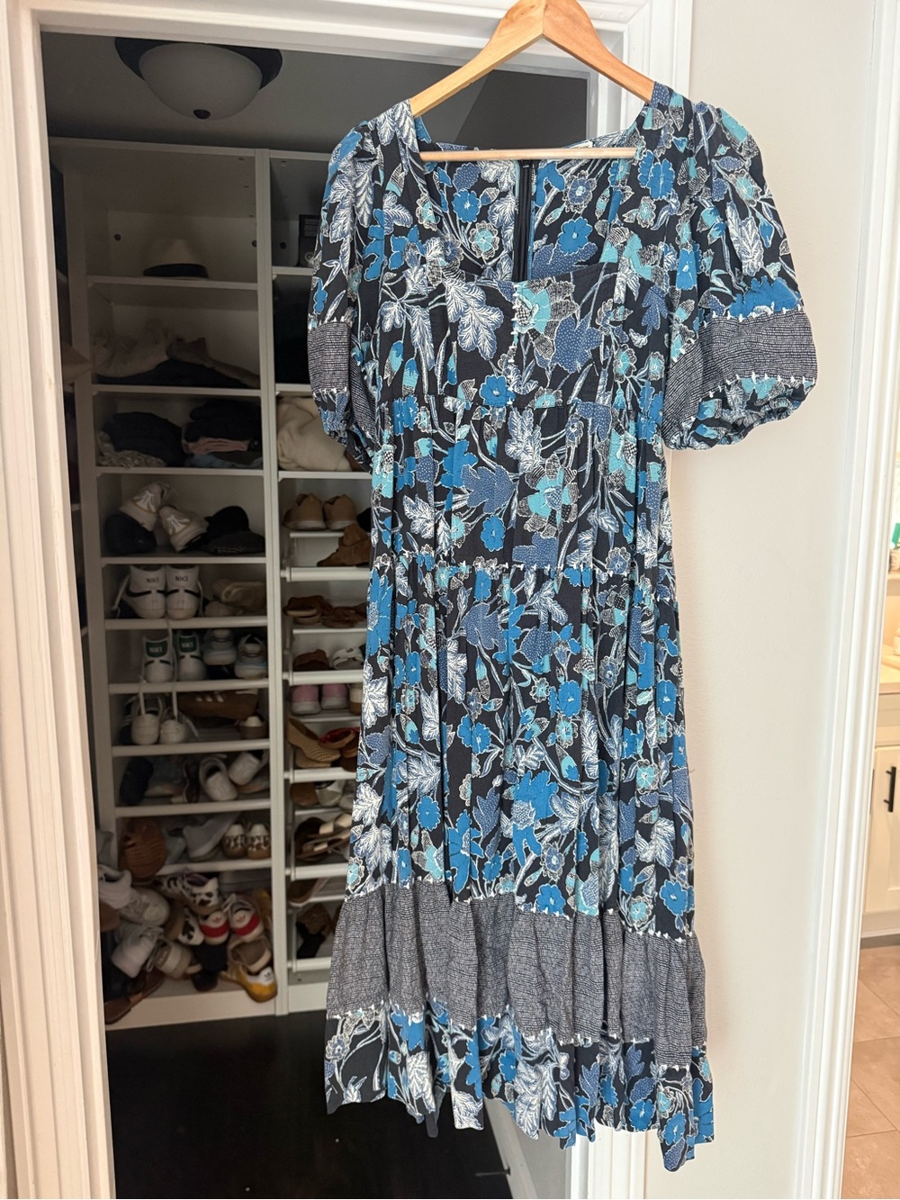 Ulla Johnson Midi square neck dress 8